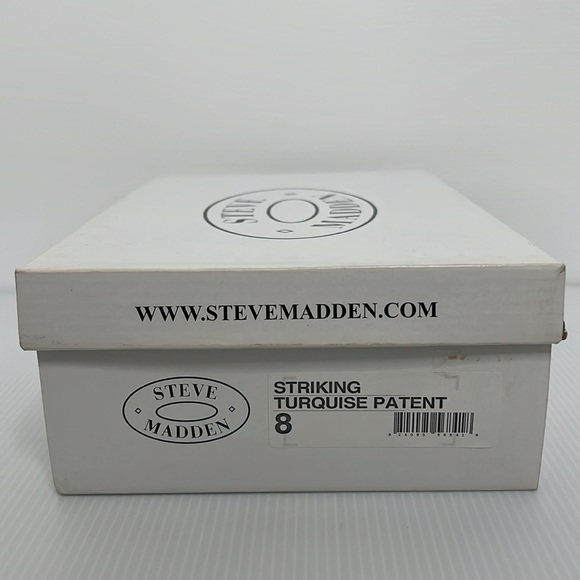 Steve Madden “Striking” Pointed Turquoise & Clear Heels Size 8 - Picture 9 of 9